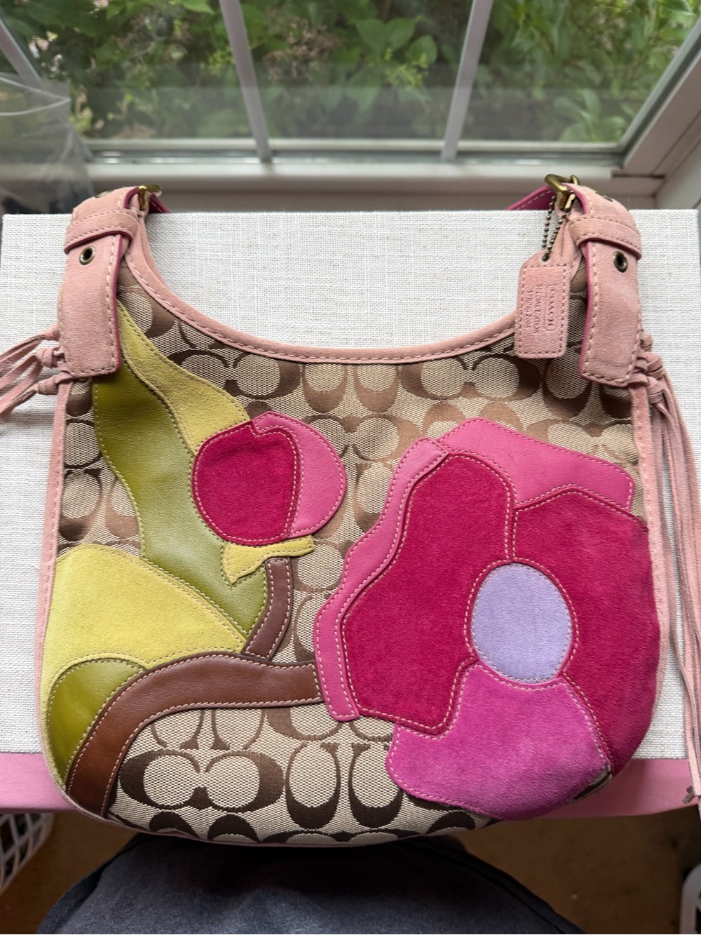 Coach Limited Edition Poppy for Peace hippie crossbody